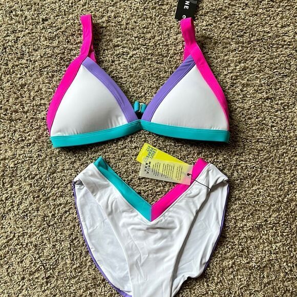 NWT Oneone bikini. Bottom M. Top has sold. Bottom is only what’s left. - Picture 1 of 7